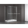 K-555 Popular big roller sector sliding shower room with frame shelf mini shower enclosure